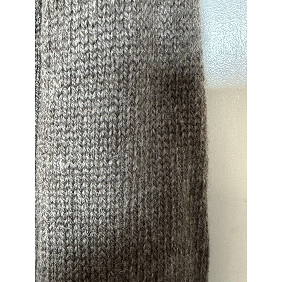 J Jill Cardigan Sweater Medium Brown Wildwood Fair Isle Wool Blend Nordic XL - Picture 7 of 11